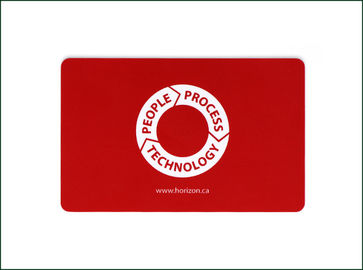 इलेक्ट्रॉनिक संपर्क रहित भुगतान कार्ड / लाल कस्टम मुद्रित आरएफआईडी कार्ड
