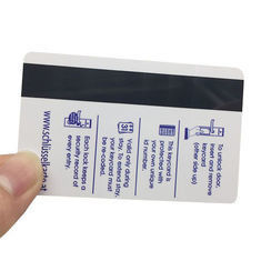 पीवीसी  S50 चिप सिल्कस्क्रीन प्रिंट आरएफआईडी होटल कुंजी कार्ड