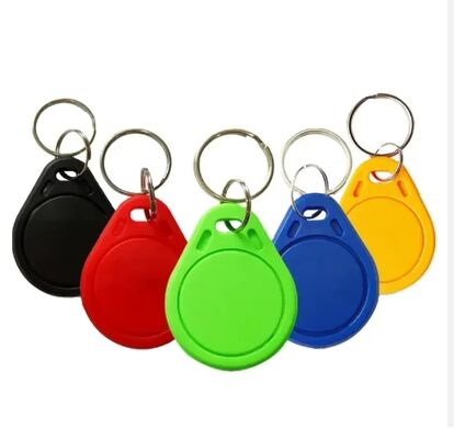 अनुकूलित जलरोधी लोगो/क्यूआर कोड ABS Keyfob MIFARE Classic EV1 RFID ABS Keychain for Door Access Control