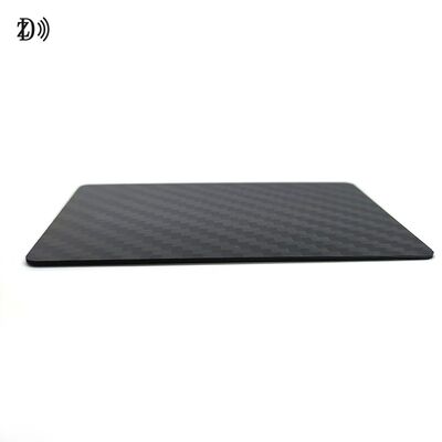 Custom 3K Carbon Fiber Business Card LOGO Real Carbon Fiber RFID NFC Card Mini Tag 13.56MHz Frequency for Hotels Payments