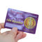 सदस्यता कार्ड CR80 30mil मानक आकार टुकड़े टुकड़े में CMYK पीवीसी प्लास्टिक उपहार कार्ड